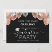 Uitnodiging voor eindexamenfeest om datum te reser (Voorkant)