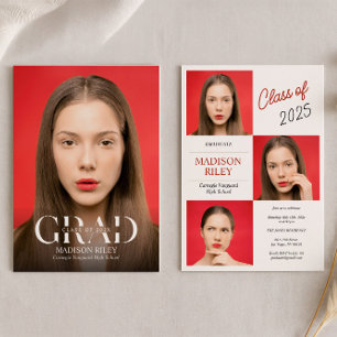 Uitnodiging voor eindexamenfoto middelbare school