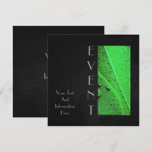 Uitnodiging voor evenementen (Voorkant / Achterkant)