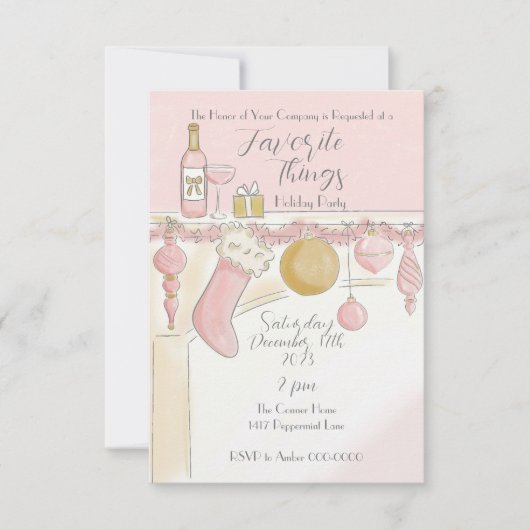 Uitnodiging voor favoriete evenementen (Voorkant)