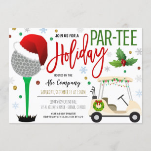 Uitnodiging voor feestdag Golf