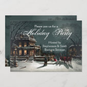 Uitnodiging voor  feestdag in Elegant Evening (Voorkant / Achterkant)