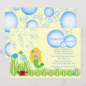 Uitnodiging voor feestdag op feestdag in Blonde me (Voorkant / Achterkant)