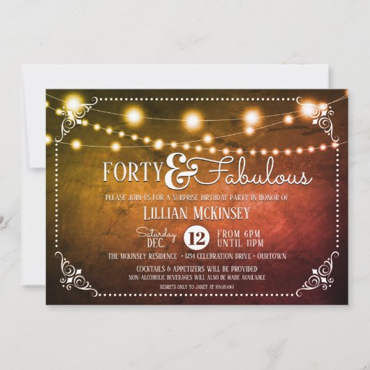 Uitnodiging voor feestdag van de Fantastische Part (Voorkant)