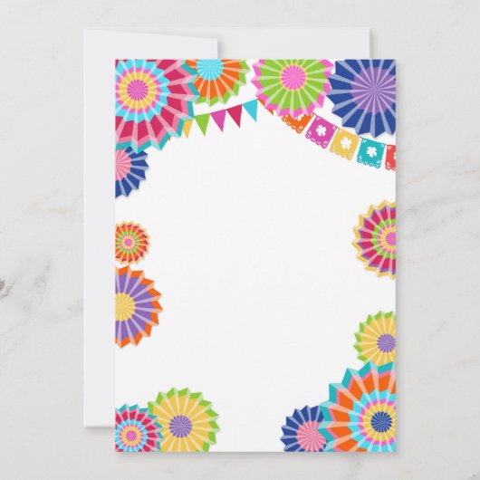 Uitnodiging voor feestelijke verlovingspartij Mexi (Achterkant)