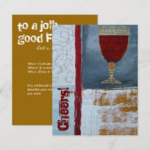 Uitnodiging voor feestje (Voorkant / Achterkant)