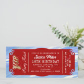 uitnodiging voor feestkaartje (Staand voorkant)