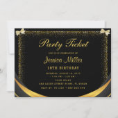 Uitnodiging voor feestticket (Voorkant)