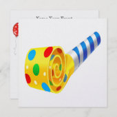 Uitnodiging voor feestviering (Voorkant / Achterkant)