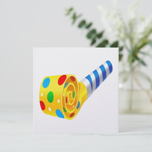 Uitnodiging voor feestviering (Staand voorkant)