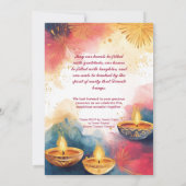 Uitnodiging voor Festival of Lights (Achterkant)