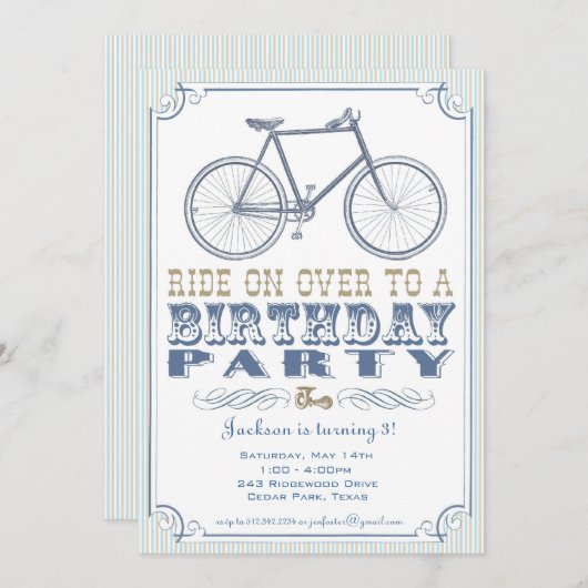  uitnodiging voor fietspartners (Voorkant / Achterkant)