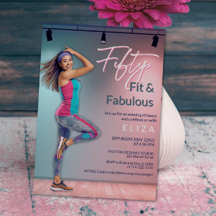 Uitnodiging voor Fifty Fit Fabulous Dansfeest