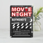 Uitnodiging voor filmavond (Staand voorkant)