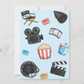 Uitnodiging voor filmliefdadigheidsfeest (Achterkant)