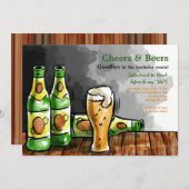 Uitnodiging voor flessen bier (Voorkant / Achterkant)