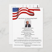 Uitnodiging voor fondsenwerving in het kader van p (Voorkant / Achterkant)