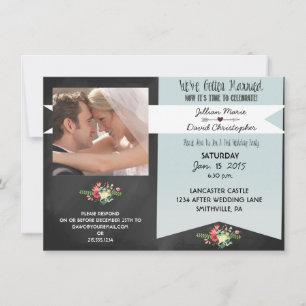 Uitnodiging voor  fotopost Wedding Party