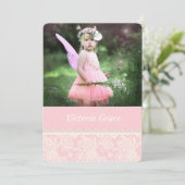 Uitnodiging voor foto's van Precious Lace (Staand voorkant)