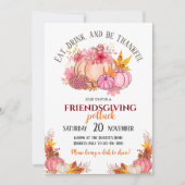 Uitnodiging voor Friendsgiving-potluck (Voorkant)