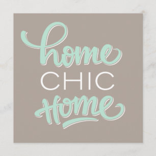 Uitnodiging voor Fun & Chic Housewarming Party