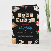 Uitnodiging voor game night-feestje, Housewarmingp (Voorkant)