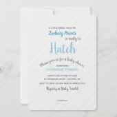 Uitnodiging voor geculpte Eierschoeisel (Achterkant)