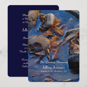 Uitnodiging voor gedenkwaardige diensten, bladeren