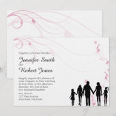 Uitnodiging voor gemengde huwelijken (Voorkant / Achterkant)