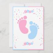  uitnodiging voor genderonthulling (Achterkant)