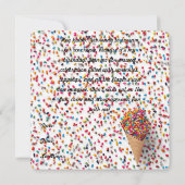 Uitnodiging voor gepersonaliseerd ijs (Achterkant)