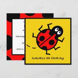 Uitnodiging voor gepersonaliseerde Ladybird Patter