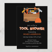 Uitnodiging voor gereedschap-douche voor de bruide (Voorkant / Achterkant)