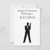 Uitnodiging voor Getuige of Bruidsjonker (Achterkant)