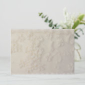 Uitnodiging voor gevriesdroogde bruiloft (Staand voorkant)