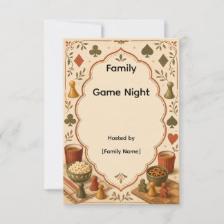 Uitnodiging voor gezellige familiebordspellenavond