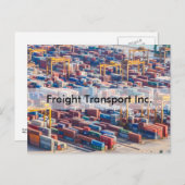 Uitnodiging voor goederenvervoer personaliseren (Voorkant / Achterkant)