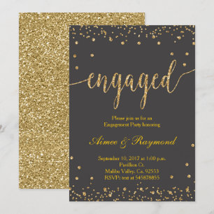 Uitnodiging voor Gold Engagement Party