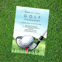 Uitnodiging voor golftoernooi