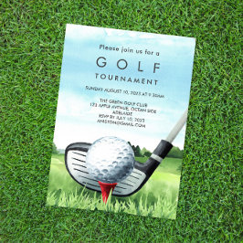 Uitnodiging voor golftoernooi