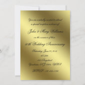 Uitnodiging voor gouden huwelijksjubileum foto (Achterkant)