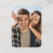 Uitnodiging voor groen-QR-code en fotobehuizing Informatiekaartje (Achterkant)