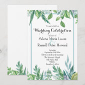 Uitnodiging voor groene en blauwe lentetransport (Voorkant / Achterkant)