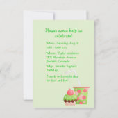 Uitnodiging voor Groene Roze Vrijdag (Achterkant)