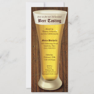 Uitnodiging voor grote bierproeverijparty