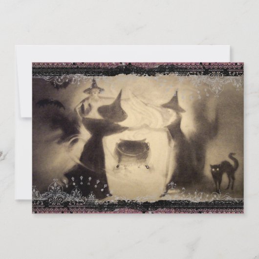  uitnodiging voor Halloween (Voorkant)