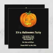  uitnodiging voor Halloween (Voorkant / Achterkant)