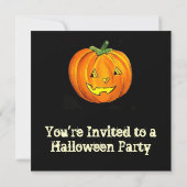  uitnodiging voor Halloween (Achterkant)