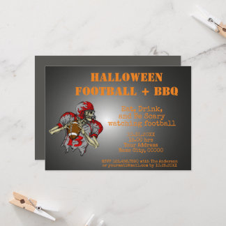 Uitnodiging voor Halloween BBQ
