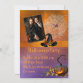 Uitnodiging voor Halloween-feest (Voorkant)